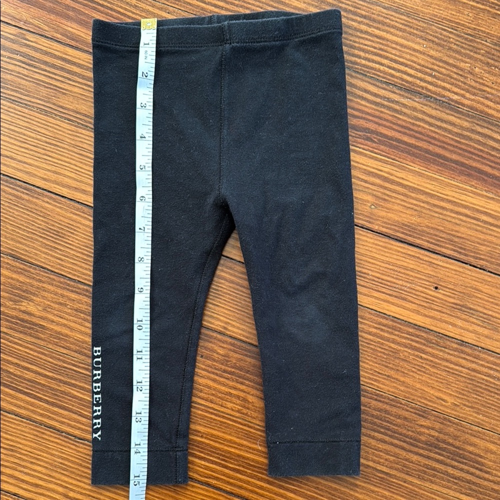 Burberry Kids Black Leggings